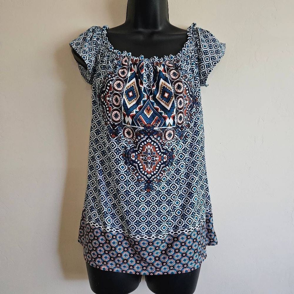 E Hanger M Geometric Blouse